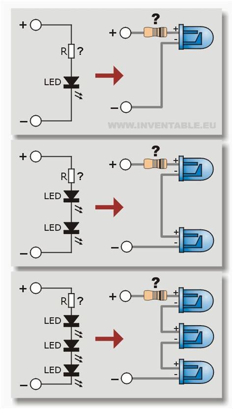 Diagramas De Conexión De Leds En Serie Ing Electronica Electricidad