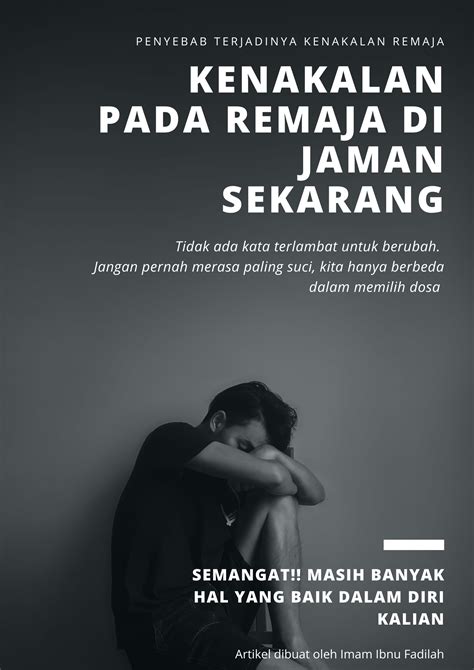 Kenakalan Remaja Zaman No | infiniteens.id