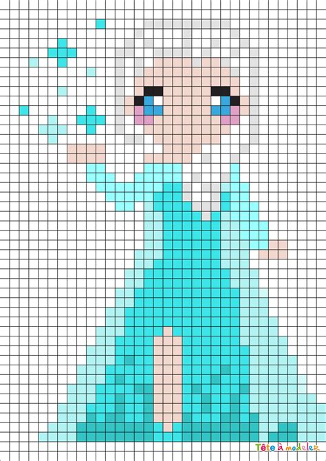 Coloriage de minecraft gratuit a imprimer watchesluxury me. schemi pixel art principessa elsa frozen - Blogmamma.it