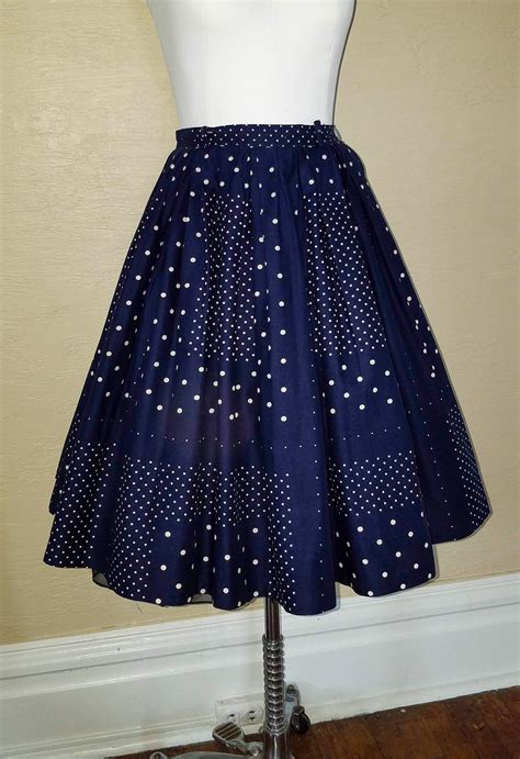Vintage 1950s Skirt 50s Skirt Novelty Print Skirt Petite Etsy