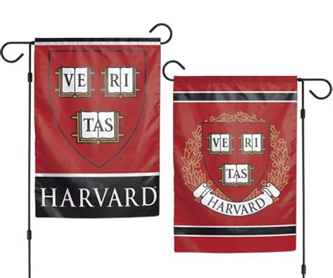 Harvard University Crimson Garden Flag Licensed Ncaa Double Sided 125