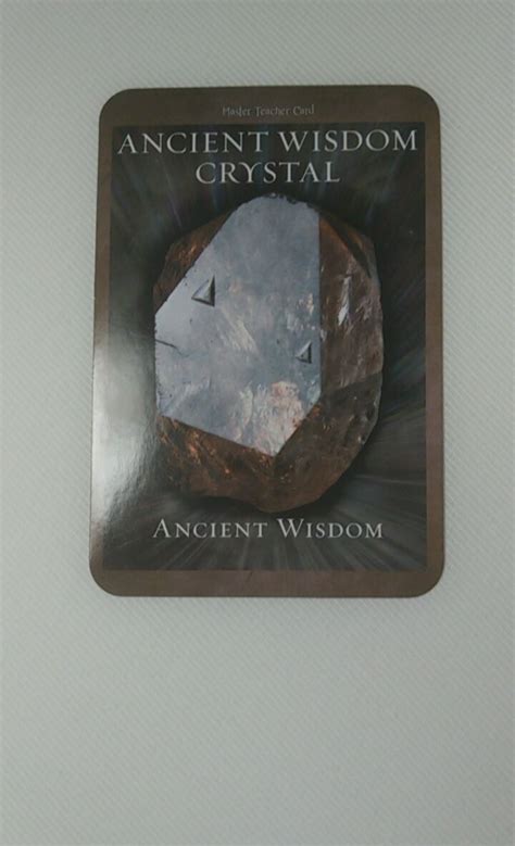 Crystal Oracle Of The Day Ancient Wisdom Crystal Connect Deep Within