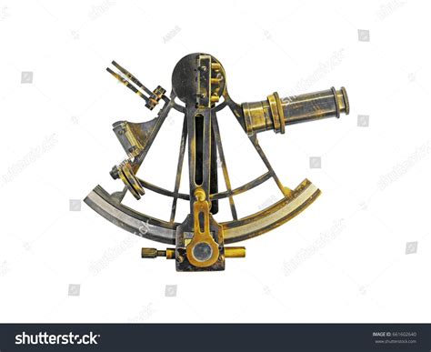 ancient bronze navigation sextant astrolabe isolate on white background sponsored affiliate