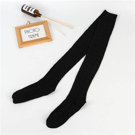 Women Knit Thigh High Over The Knee Socks Winter Long Stockings Warm Xmas Ebay