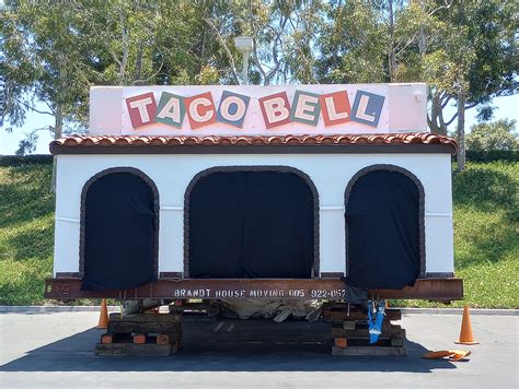 found the original taco bell building in the parking lot of the headquarters in irvine ca