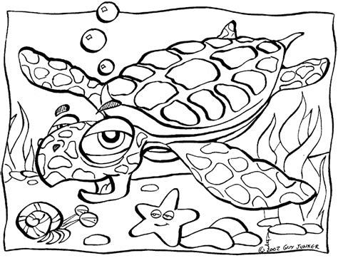 Sea Turtle Coloring Page Animals Town Animals Color Sheet Sea