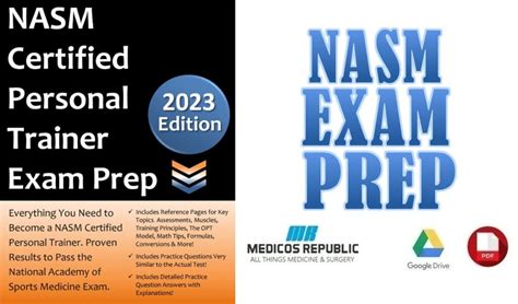 Nasm Certified Personal Trainer Exam Prep Pdf Free Download