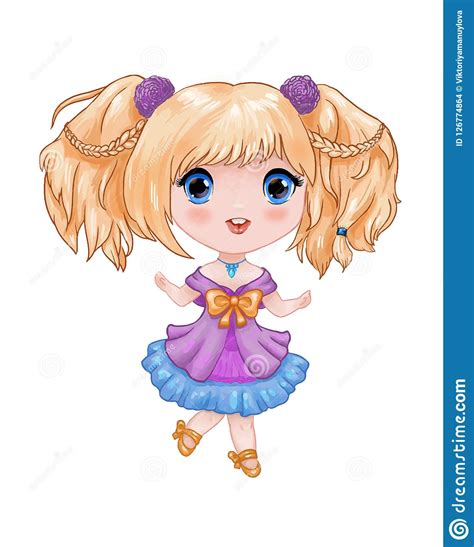 Cute Chibi Anime Girl Drawing