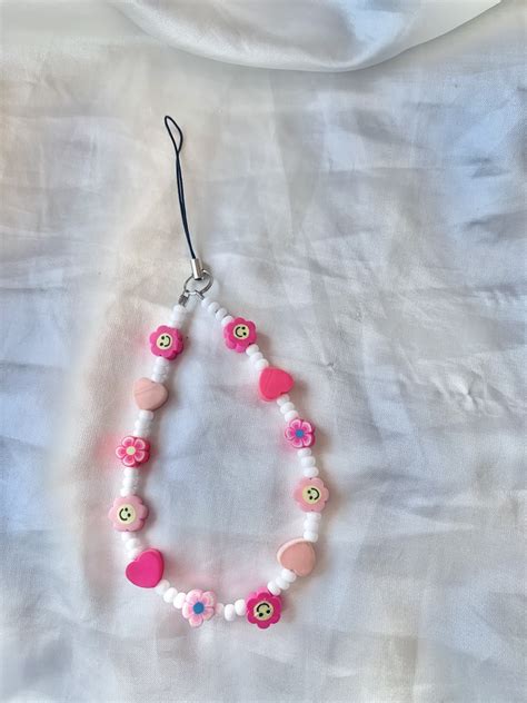 Pretty In Pink Phone Charm Etsy