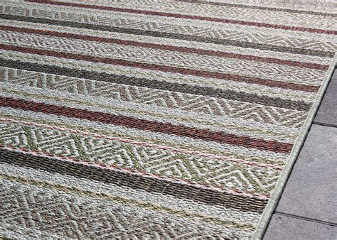 Der teppich ist aus einem baumwoll kunstoff gemisch. In- Outdoor Teppich Varberg Beige Blau Grau Grün Türkis ...