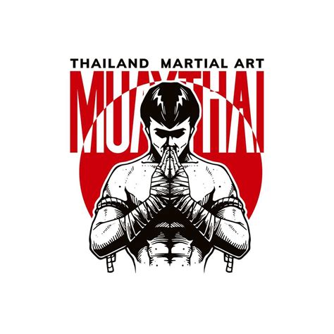 Muay Thai Artwork 7739879 Vector Art At Vecteezy