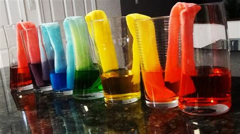 Learning Colors Food Coloring Experiment For Kids Youtube