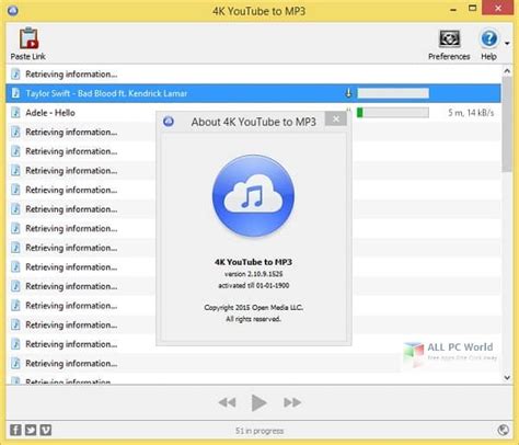 4k video downloader key is one particular tool that will continue to work for beginner computer users; 4K YouTube to MP3 3.3.8 Crack Portable Edition License Key ...