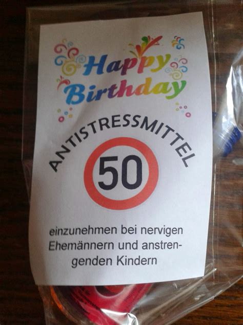 Edle geschenke, die geleistetes würdigen. Tinas Wunderwelt: Lustiges Geschenk zum 50. Geburtstag!