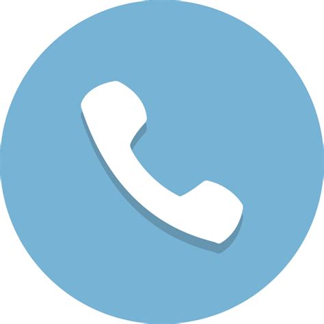 Download Hd Telephone Cell Phone Icon Circle Png Tran