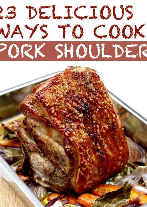 You can use a pork loin instead of pork shoulder, if desired. Slow cooker pork shoulder joint recipe
