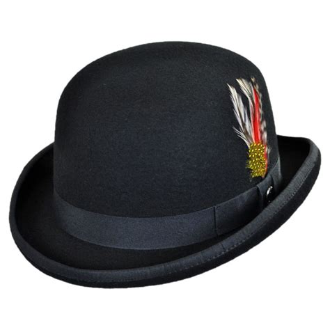 Jaxon Hats English Wool Felt Bowler Hat Derby & Bowler Hats