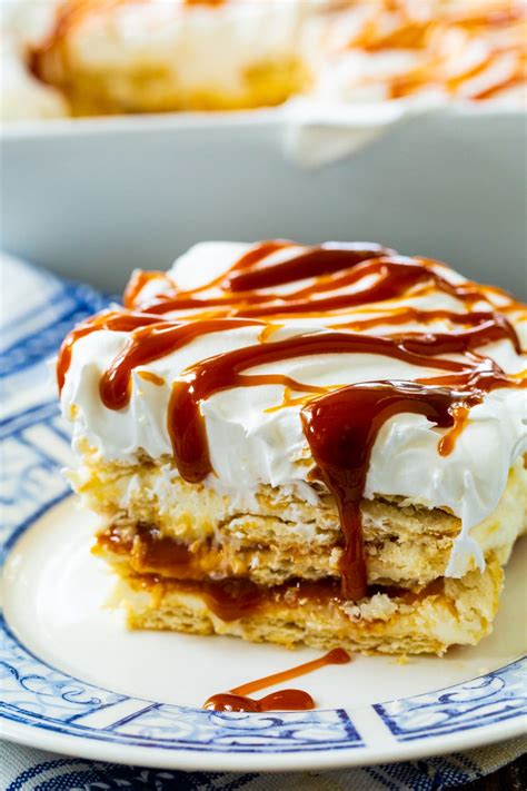 Caramel Ritz Cracker Icebox Dessert Spicy Southern Kitchen