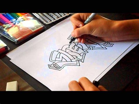 How To Draw Graffiti For Beginners Graffiti Drawing Youtube Drawing