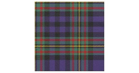 Scottish Clan Maclellan Tartan Plaid Fabric Zazzle