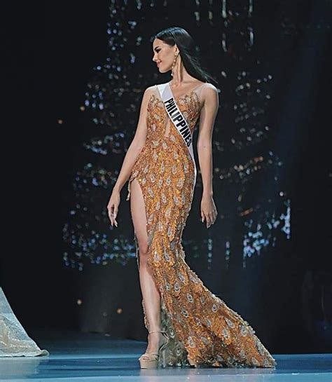 Catriona Elisa Magnayon Gray Philippines Miss Universe 2018 Gray Evening Gown Fashion