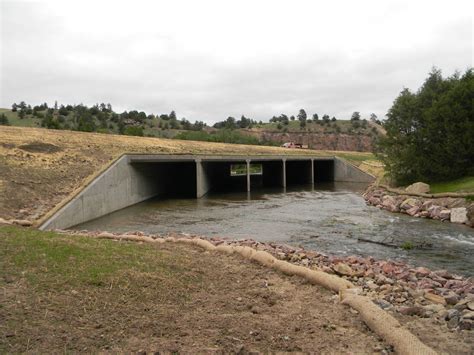 Highway 18 Cast In Place Box Culvert Construction Hot Springs Sd