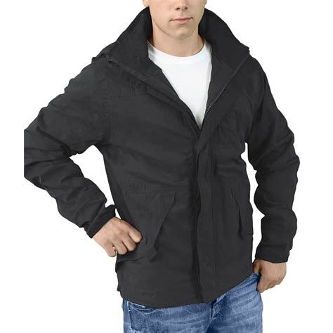 Surplus Stonesbury Classic Warm Winter Mens Jacket Hooded Vintage Zip
