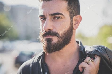 Handsome Bearded Man — Stock Photo © Peus 60251989