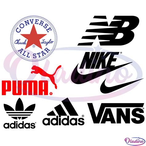 Logo Fashion Brand Bundle Svg Digital File Converse Svg Nike Svg