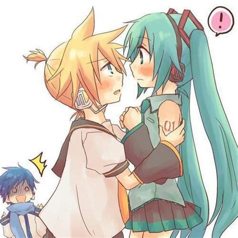 Miku X Len Vocaloid Amino