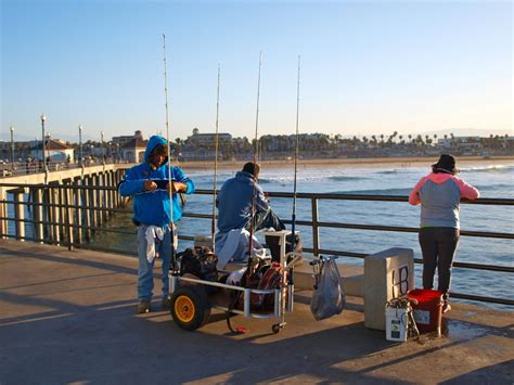 Olympus Digital Camera Pier Fishing In California