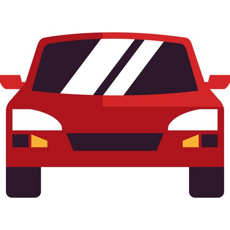 Red Car Front Vehicle 24096911 Png