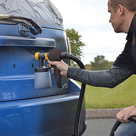 Paint rollers help in applying a thick coat of paint but using rollers can sometimes become difficult to apply paint evenly. Wagner 0529031 MotoCoat Complete Car & Truck Paint Sprayer ...