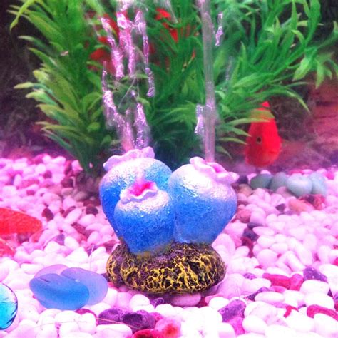 Fashion Frontier Coral Air Stone Bubble Fish Tank Decor Starfish Rock