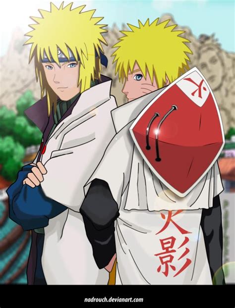 Minato And Naruto Fan Art Minato And Hokage Naruto By Nadrouch On