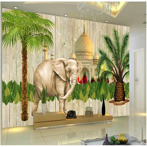 Custom 3d Wallpaper For Wall Wallpapers Indian Style Southeast Asia