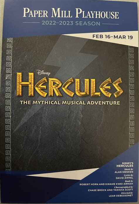 Weltpremiere Vom Neuen Hercules Musical Am 24 März 2024 In Hamburg Wir Haben Das “mythical