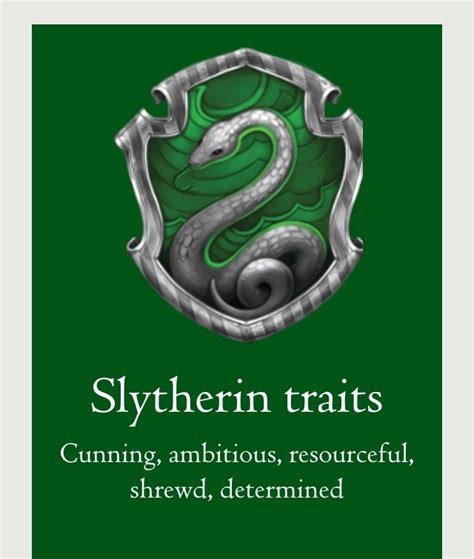Slytherin Traits Slytherin Harry Potter Room Decor Slytherin Quotes