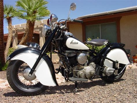 1951 Indian Chief Police Special Vintage Indian Motorcycles Indian