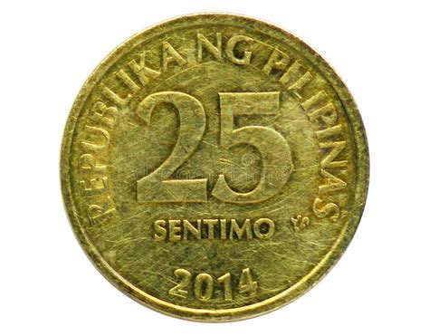 25 Sentimos Magnetic Coin 1946~today Republic Of The Philippines