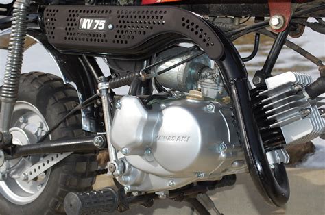 Is an international japanese corporation that produces motorcycles, atvs, water crafts, and utility vehicles. Kawasaki Kv 75 1976 Kv 75 A-5 Mini Trail 75cc 2stroke ...