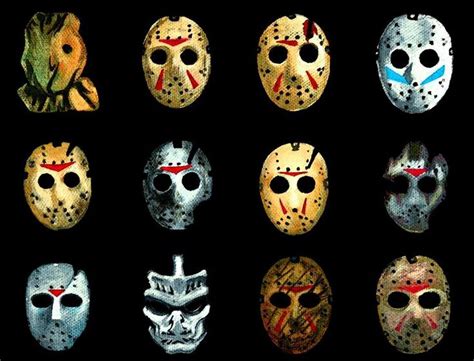 Different Stages Jason Mask Horror Horror Fans