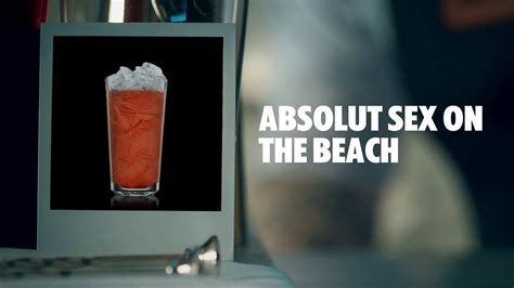 Absolut Sex On The Beach Drink Recipe How To Mix Youtube