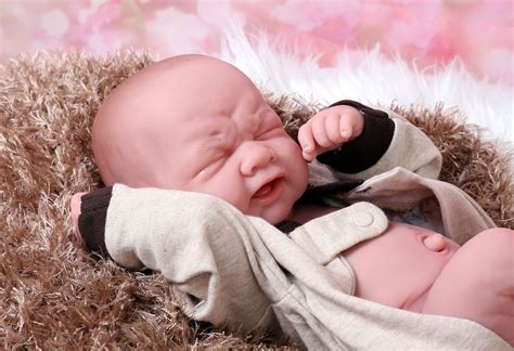 Reborn Baby Boy Crying Doll 15 Inch Preemie Newborn W Etsy