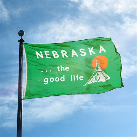 Nebraska Red Zone® Welcome To Nebraska Grommet Flag 3 X 5