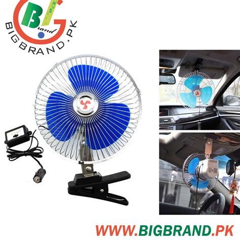 Car 12v Portable 8 Inch Oscillating Fan With Clip