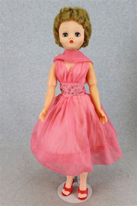 22 Vintage Plastic Vinyl 1960s Candy Fashion Doll With Mod Clothing