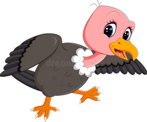 Vulture Cartoon Stock Vector Illustration Of Mascot 74624256