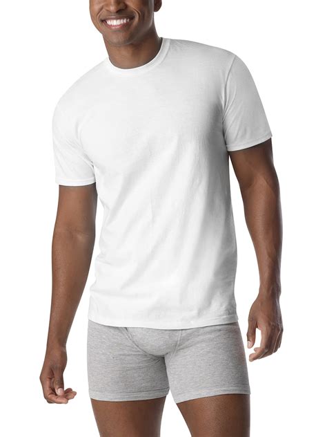 Mens Value Pack White Crew T Shirt 8 Pack