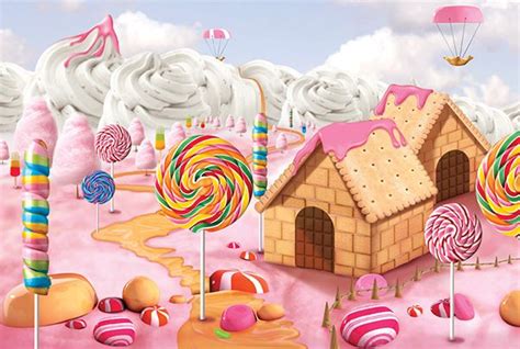 Candy Landscape On Behance Candy House Candy Art Candy Store Design